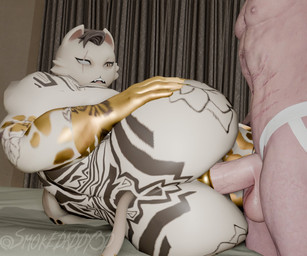 anal anal_penetration anthro balls butt butt_tattoo clothing duo erection facial_scar fur genitals hair hand_on_butt jockstrap lying male male/male male_penetrated male_penetrating male_penetrating_male muscular muscular_anthro muscular_male nipples not_furry nude on_side open_mouth pecs penetration penile penile_penetration penis penis_in_ass scar sex t_square_position tail tattoo teeth underwear white_body smokedaddy epic_games fortnite kortifex meowdas demon domestic_cat felid feline felis humanoid mammal 3d_(artwork) 6:5 blender_(artwork) digital_media_(artwork) hi_res