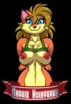 anthro areola big_breasts blonde_hair blue_eyes breasts erect_nipples female hair navel nipples simple_background smile solo text transparent_background max_blackrabbit misty_the_mouse maggie_noirveaux_(dutch) canid canine fox mammal 2015 alpha_channel digital_media_(artwork) english_text