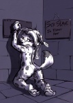 against_wall anus auction bdsm bondage bound breasts canine carrot_(artist) cub dalmatian dog english_text female in_heat kneeling looking_at_viewer nude plantigrade pussy pussy_juice restrained sex_slave side_boob sketch sold solo text young
Rating: Explicit
Score: 37
User: ippiki_ookami
Date: January 19, 2013