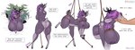 anthro bdsm belly big_breasts blush bondage bound breasts butt captured collar duo female genitals hair hair_over_eye heart_symbol horn nipples one_eye_obstructed purple_hair pussy restraints rope rope_bondage slave text lillymoo lilly_(lillymoo) deer human mammal prey_(disambiguation) 2024 2025 absurd_res artist_name english_text hi_res multiple_images