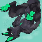 animal_genitalia anthro balls blep bodily_fluids butt chest_tuft feet foot_focus fully_sheathed fur genitals green_eyes green_markings green_penis grey_body grey_fur hair looking_at_viewer male markings musk musk_clouds musky_armpit musky_balls nude pawpads paws peeking_penis penis sheath simple_background smile solo sweat sweatdrop sweaty_balls sweaty_butt sweaty_genitalia sweaty_legs tail tongue tongue_out tuft lukartis hemlock_(firecracker) canid canine canis mammal wolf digital_media_(artwork)