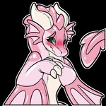 blush fin green_eyes horn inflatable membrane_(anatomy) membranous_wings pink_body pool_toy sitting smile solo wings symrea european_mythology mythology animate_inanimate dragon living_inflatable mythological_creature mythological_scalie scalie western_dragon wyvern