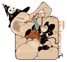 anthro apode armwear bent_arm big_breasts big_eyes big_iris biped black_armwear black_clothing black_elbow_gloves black_eyebrows black_gloves black_handwear black_legwear black_leotard black_tail black_thigh_highs border breast_size_difference breasts clothed clothed_anthro clothed_female clothing duo elbow_gloves eyebrows eyelashes eyes_closed female female_pred female_prey fingers fire fur gloves grey_eyes hand_behind_head handwear hat headgear headwear holding_object holding_stick holidays iris kneeling leaning leaning_backward legless legwear leotard light_body light_fur light_scales looking_at_object looking_up looking_up_at_object medium_breasts multicolored_clothing multicolored_hat multicolored_headgear multicolored_headwear multicolored_leotard multicolored_witch_hat non-mammal_breasts on_another open_mouth orange_text orange_tongue outside_border pink_nose predator/prey print_clothing print_hat print_headgear print_headwear print_witch_hat pupils scales serpentine skimpy snout stick tail tan_body tan_breasts tan_fur tan_scales text thick_thighs thigh_highs tongue tongue_out two_tone_clothing two_tone_hat two_tone_headgear two_tone_headwear two_tone_witch_hat white_sclera witch_hat year sori0414 halloween ambient_bat mammal mouse murid murine reptile rodent scalie snake 2025 artist_name digital_drawing_(artwork) digital_media_(artwork) english_text hi_res