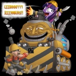 armor bomb bulldozer clothing derp_eyes explosives eyewear female fur gatling_gun goggles group gun hair hard_hat headgear helmet horn machine_gun male melee_weapon multicolored_hair overalls purple_body purple_eyes purple_fur purple_hair ranged_weapon rocket_launcher simple_background sword text transparent_background trollface two_tone_hair weapon berrypawnch friendship_is_magic hasbro leeroy_jenkins my_little_pony mythology team_fortress_2 valve engineer_(team_fortress_2) twilight_sparkle_(mlp) equid equine human mammal mythological_creature mythological_equine unicorn 1:1 2012 alpha_channel crossover digital_media_(artwork) english_text meme