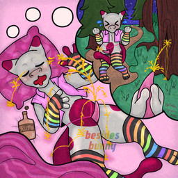 alcohol anthro arm_warmers armwear bed bedroom bedwetting beverage biped blush bodily_fluids clothed clothing dream drooling drunk erection femboy furniture g-string genital_fluids genitals leg_warmers legwear male nocturnal_enuresis peeing penis pillow saliva sleeping solo substance_intoxication tail tapering_penis topwear underwear urine urine_on_ground urine_pool urine_stream vest watersports wetting wetting_bottomwear besidesbunny nintendo pokemon generation_1_pokemon legendary_pokemon mewtwo pokemon_(species) 1:1 colored digital_drawing_(artwork) digital_media_(artwork) hi_res