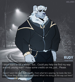 accessory anthro barazoku belt black_bottomwear black_clothing black_eyebrows black_pants blue_belt blue_body blue_clothing blue_fur blue_jacket blue_nose blue_tail blue_tail_tuft blue_topwear bottomwear cheek_tuft clock clothed clothed_anthro clothed_male clothing dialogue eyebrows facial_tuft fake_screencap fully_clothed fully_clothed_anthro fully_clothed_male fur furgonomics inner_ear_fluff jacket jewelry light_body light_fur light_inner_ear_fluff light_mane male male_anthro mane mouth_closed muscular muscular_anthro muscular_male pants photo_background ring solo standing street_lamp tail tail_accessory tail_jewelry tail_ring tail_tuft text topwear tuft watch yellow_wristband melaisen felid lion mammal pantherine 2023 absurd_res artist_name character_name english_description english_text hi_res mixed_media photography_(artwork) portrait three-quarter_portrait