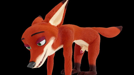 male solo disney zootopia nick_wilde canid canine fox mammal animated hi_res short_playtime video