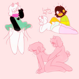 2_horns anal anal_penetration anthro anthro_on_top anthro_penetrating anthro_penetrating_human anthro_penetrating_male blush casual_exposure clothed clothing doggystyle duo femboy from_behind_position fur green_clothing green_sweater green_topwear horn human_on_anthro human_on_bottom human_penetrated interspecies legwear male male/male male_anthro male_on_anthro male_on_human male_penetrated male_penetrating male_penetrating_human male_penetrating_male nude obscured_penetration pattern_clothing pattern_sweater pattern_topwear penetration penile penile_penetration scut_tail sex short_tail smile striped_clothing striped_sweater striped_topwear stripes sweater tail tail_motion tailwag thigh_highs topwear underwear underwear_only white_body white_fur anonymous_artist deltarune undertale_(series) kris_dreemurr ralsei bovid caprine goat human mammal 1:1