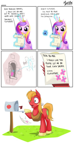 blonde_hair crown dialogue feathered_wings feathers female feral freckles glowing gold_(metal) green_eyes hair headgear horn inkwell letter levitation loose_feather magic mailbox male multicolored_hair purple_eyes quill scroll simple_background sparkles surprised teleportation text white_background wings mysticalpha friendship_is_magic hasbro my_little_pony mythology big_macintosh_(mlp) princess_cadance_(mlp) arthropod butterfly earth_pony equid equine horse insect lepidopteran mammal mythological_creature mythological_equine pony winged_unicorn 2013 comic digital_media_(artwork) english_text hi_res
