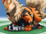 3_toes anthro anthro_on_feral belly bestiality big_belly blep blush duo feet feral hand_on_belly male male/male paws pinned pinned_by_belly pinned_to_ground pinning_down toes tongue tongue_out under_belly raster_dreams nintendo pokemon blizzard_(blizzyfox) winter_(blizzyfox) arcanine arctic_fox canid canine fox generation_1_pokemon mammal pokemon_(species) true_fox hi_res