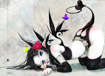 <3 all_fours arachnid arthropod ass_up black_hair black_legwear blue_eyes blush board_game bridal_gauntlets butterfly chain demon dice female flower flower_in_hair funakura hair hair_ornament horn humanoid insect insects legwear looking_at_viewer mahjong pale_skin plant pointy_ears solo spade_tail spider spider_web succubus web wings
Rating: Safe
Score: 9
User: AnacondaRifle
Date: March 13, 2014 <3 all_fours arachnid arthropod ass_up black_hair black_legwear blue_eyes blush board_game bridal_gauntlets butterfly chain demon dice female flower flower_in_hair funakura hair hair_ornament horn humanoid insect insects legwear looking_at_viewer mahjong pale_skin plant pointy_ears solo spade_tail spider spider_web succubus web wings
Rating: Safe
Score: 9
User: AnacondaRifle
Date: March 13, 2014
