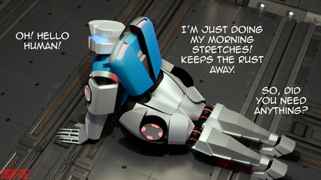 autobot dialogue greeting machine male solo talking_to_viewer text oofoe hasbro idw_publishing takara_tomy transformers tailgate cybertronian robot 16:9 3d_(artwork) 4k absurd_res blender_(artwork) blender_cycles_(artwork) digital_media_(artwork) english_text hi_res widescreen