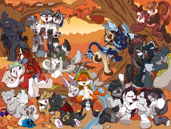 anal anal_penetration anthro autumn autumn_leaves balls black_body black_nose black_scales blue_body blue_fur blue_penis blush bodily_fluids bottomwear bottomwear_down clothed clothing cum cum_in_vagina cum_inside dipstick_tail double_penetration dripping drooling electronics entwined_tails eyes_closed eyewear female flat_chested fur genital_fluids genitals glasses group group_sex headphones heterochromia interlocked_fingers kissing knot leg_markings male male/female male/male markings membrane_(anatomy) membranous_wings navel nipples nude nude_female nude_male one_eye_closed orgy outside outside_sex pants pants_down partially_clothed penetration penile penile_penetration penile_spines penis penis_in_ass penis_in_vagina pink_nose plant precum precum_drip red_body red_fur ring_(marking) ringed_tail saliva scales sex socks_(marking) striped_markings striped_tail stripes tail tail_coil tail_markings tan_body tan_fur tongue tongue_out tree vaginal vaginal_penetration vulva water wings young young_anthro young_female young_male young_on_young young_penetrated young_penetrating fuf mythology aiden_(lunarciph) azazel_blackpaw cumulus_(photonphox) etis jade_(lunarciph) lunarciph mau_(drgnhybrid) rani_abadi samuel_blackpaw zeke_(tracker_the_quilava) ailurid avian bear bird canid canine canis domestic_dog dragon felid fish fox hybrid lagomorph leporid mammal marine mephitid mustelid mythological_creature mythological_scalie otter pantherine rabbit red_panda scalie shark skunk snow_leopard wolf 2025 4:3 absurd_res character_request hi_res