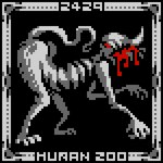 16-bit 1_horn 4_fingers 4_toes all_fours ambiguous_gender black_background blood bodily_fluids border butt curved_horn eating eating_flesh facial_horn feet fingers grey_border grey_text horn nose_horn nude nude_ambiguous nude_humanoid number red_eyes simple_background solo striped_body stripes tail text toes kiyohimefuck scp_foundation horned_humanoid humanoid scp-2429 tailed_humanoid 1:1 digital_media_(artwork) english_text pixel_(artwork) spot_color