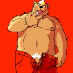 after_masturbation anthro bear biceps big_penis black_nose blonde_hair chubby cum_taste hair i_has_a_flavor looking_at_viewer male nipples nude penis solo tongue topless undressing unknown_artist
Rating: Explicit
Score: 7
User: Hardstyle_Chris
Date: June 18, 2013