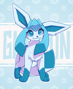 ambiguous_gender blue_body blue_eyes blue_fur blue_tail feet feral front_view fur simple_background smile solo standing tail toes bloominglynx nintendo pokemon eeveelution generation_4_pokemon glaceon pokemon_(species) 2026 digital_drawing_(artwork) digital_media_(artwork) hi_res