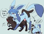 blue_background duo female female_penetrated femboy feral feral_on_feral feral_penetrated feral_penetrating feral_penetrating_feral male male/female male_penetrating male_penetrating_female penetration sex simple_background text bloowolfy nintendo pokemon eeveelution generation_2_pokemon generation_4_pokemon glaceon pokemon_(species) umbreon english_text