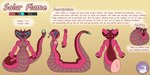 anthro apode hood horn inflation legless male serpentine solar_flame solarflame solo tattoo hyperchibiabsol mythology cobra draconcopode dragon hooded_snake hybrid mythological_creature mythological_scalie naga reptile scalie snake hi_res model_sheet