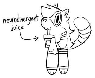 4_fingers anthro container cup drinking drinking_straw female fingers heart_nose heart_symbol solo tail text bigsteppies noodle_(aimkid) domestic_ferret mammal mustelid musteline true_musteline weasel black_and_white monochrome