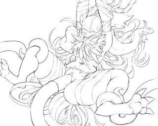 anthro antlers blindfold blush breasts chest_tuft female fur genitals horn penetration raised_arms sex simple_background solo spread_legs spreading tentacle_sex tentacles tuft vaginal vaginal_penetration vulva white_background pata american_mythology bloodborne fromsoftware mythology sony_corporation sony_interactive_entertainment vicar_amelia beast_(bloodborne) canid canine canis mammal monster mythological_canine mythological_creature werecanid werecanine werecreature werewolf wolf 2018 5:4 black_and_white digital_drawing_(artwork) digital_media_(artwork) monochrome unavailable_at_source