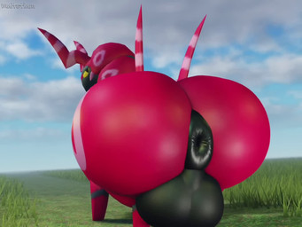 anus backsack balls big_anus big_balls big_butt butt cloud day feral genitals grass_field huge_anus huge_balls huge_butt looking_back male outside puffy_anus red_body solo yellow_eyes muitetium nintendo pokemon generation_5_pokemon pokemon_(species) scolipede 3d_(artwork) 3d_animation 4:3 animated digital_media_(artwork) high_framerate no_sound short_playtime video