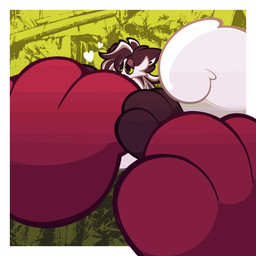 3_toes anthro auto_foot_lick big_feet feet foot_fetish foot_focus foot_lick forest_background fur grey_body grey_fur heart_symbol huge_feet hyper hyper_feet hypnosis licking mind_control multicolored_body multicolored_fur nude outdoor_nudity outside round_tail self_lick solo spiral spiral_eyes spiral_tail toes tongue cinemachimaera jay_crazzy australian_shepherd canid canine canis domestic_dog herding_dog mammal pastoral_dog sheepdog 1:1 2d_animation animated animated_gif hi_res motion_tweening short_playtime trans_(lore) trans_woman_(lore)