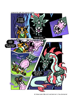 anthro belly belly_rub big_belly bodily_fluids cave creepy dripping feral freaking_out fur hiding hunting onomatopoeia orange_body orange_fur pawpads paws predator/prey saliva saliva_drip saliva_on_tongue saliva_string scared scratch_the_wildcat size_difference slim sound_effects squirm struggling struggling_prey suction swallowing tall text tongue_maw vore blizzate annelid felid feline felis leech mammal unknown_species wildcat worm absurd_res comic hi_res
