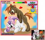 2013 angry anibaruthecat bent_over blush brown_fur brown_hair button_mash_(mlp) cub duo english_text equine female feral friendship_is_magic fur green_eyes hair horn horse male mammal my_little_pony one_eye_closed pony propeller_hat sex straight sweetie_belle_(mlp) text two_tone_hair unicorn white_fur young
Rating: Explicit
Score: 24
User: darknessRising
Date: December 10, 2013