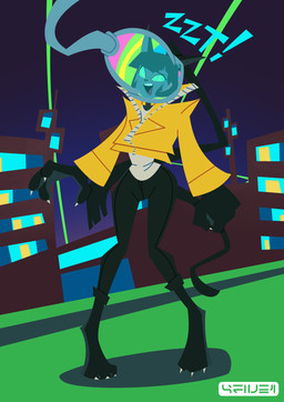 bottomwear clothing denim denim_bottomwear denim_clothing female hypnosis jacket jeans mind_control oversized_clothing oversized_topwear pants solo spiral spiral_eyes submissive submissive_female topwear 4five1 deltarune undertale_(series) jackie_(4five1) felid feline mammal werewire 2025 absurd_res hi_res