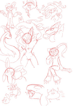 ambiguous_gender anthro chibi claws crossed_legs feral finger_claws group hair looking_at_viewer simple_background sitting toe_claws yakiniku628 nintendo pokemon eeveelution generation_3_pokemon generation_4_pokemon generation_5_pokemon generation_8_pokemon glaceon hisuian_form hisuian_zoroark mightyena milotic pokemon_(species) regional_form_(pokemon) sneasler zoroark absurd_res hi_res monochrome sketch
