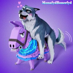 ahegao blush blush_lines bodily_fluids breeding_mount cross-eyed duo feral heart_symbol looking_pleasured male male/male sweat sweatdrop tail tail_motion tailwag monafydbonerfyd epic_games fortnite lil_lootie_(fortnite) loot_llama_(fortnite) remus_(fortnite) camelid canid canine canis domestic_dog husky llama mammal nordic_sled_dog spitz 1:1 hi_res