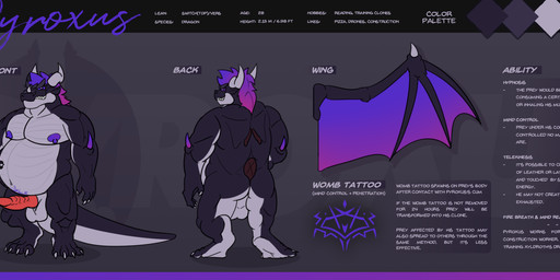 animal_genitalia animal_penis anthro balls belly clone drone erection genitals horn hypnosis male membrane_(anatomy) membranous_wings mind_control navel nipples overweight overweight_male penis slave smile solo tail telekinesis text wings womb_tattoo mythology dragon mythological_creature mythological_scalie scalie english_text hi_res model_sheet