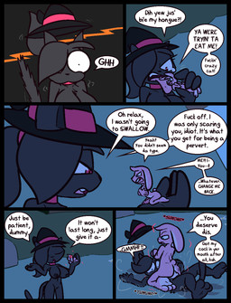 3_toes angry anthro anthro_on_anthro anthro_penetrated anthro_penetrating anthro_penetrating_anthro black_clothing black_hat black_headwear black_nipples black_nose bodily_fluids choker clothing countershade_feet countershading cross-popping_vein dialogue drooling duo erection feet fellatio female female_on_bottom female_penetrated floppy_ears fur genitals grass grey_body grey_fur grey_hair growing hair hair_over_eye hat headgear headwear jewelry kneeling larger_anthro larger_female lying magic male male/female male_on_top male_penetrating male_penetrating_female micro mostly_nude necklace nipples nude on_back on_bottom on_top oral paws penetration penile pink_body pink_choker pink_clothing pink_eyes pink_fur pink_hair pink_hat pink_headwear pink_jewelry pink_necklace plant plantigrade ponytail profanity puffed_cheeks saliva sex shaking size_difference smaller_anthro smaller_male soles speech_bubble standing surprise_sex tears text toes trembling vore vulva white_body white_fur witch_hat ultilix sofia_(ultilix) wes_(ultilix) domestic_cat felid feline felis lagomorph leporid mammal rabbit 2025 comic english_text hi_res multiple_scenes