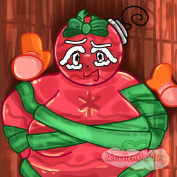 anthro bdsm bondage bound duo female male male/female ornament pinned pinned_to_ground ribbon_bondage ribbons viewed_from_above woollendarling blushcrunch_studio dandy's_world roblox bobette_(dandy's_world) shrimpo_(dandy's_world) arthropod crustacean humanoid marine shrimp 1:1 hi_res