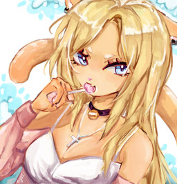 alternate_form alternative_fashion anthro anthrofied blonde_hair breasts candy claws cleavage clothed clothing collar cross cross_necklace dessert eating eating_food female finger_claws food gyaru hair j-fashion jacket jewelry kemono lollipop necklace onee_gyaru pink_nose solo topwear y2k_(fashion) sessionisonline hasbro littlest_pet_shop littlest_pet_shop:_popular brooklyn_hayes lps_339 american_shorthair domestic_cat felid feline felis mammal digital_media_(artwork) digital_painting_(artwork) hi_res icon painting_(artwork)