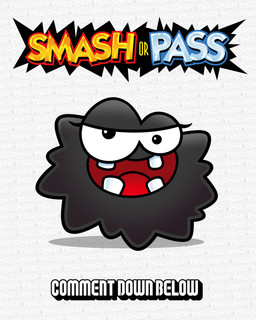 ambiguous_gender black_body black_eyes eyelashes feral half-closed_eyes looking_at_viewer monotone_body narrowed_eyes open_mouth shadow simple_background smile solo text text_background tongue white_background downrightshoddy mario_bros nintendo fuzzy_(mario) hair_creature sphere_creature 4:5 absurd_res english_text hi_res