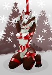 anthro antlers bdsm big_breasts blush bondage bound bow_(feature) bow_ribbon breast_squish breasts female fur genitals hooves horn kneeling looking_at_viewer nude outside plant pussy restraints ribbon_bondage ribbons rope rope_bondage simple_background smile snow solo squish thick_thighs tree waist_bow wrist_bow monarch_com deer mammal new_world_deer reindeer digital_media_(artwork) hi_res