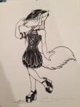 black_and_white canine cross crossdressing dress eyewear girly glasses hat jaina line_art lizardbeth male mammal monochrome solo wolf
Rating: Safe
Score: 1
User: Nekrosilisk88
Date: February 13, 2014