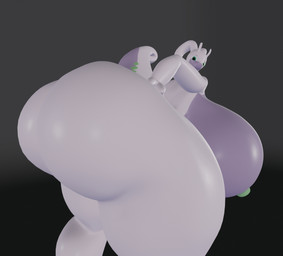 anthro big_breasts big_butt black_background breasts butt female green_eyes green_nipples hand_on_hip huge_breasts huge_butt huge_thighs hyper hyper_butt nipples purple_body simple_background solo tail thick_thighs darkdraketom mythology nintendo pokemon dragon generation_6_pokemon goodra mythological_creature mythological_scalie pokemon_(species) scalie 3d_(artwork) digital_media_(artwork)