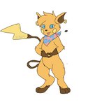 anthro blep female generation_1_pokemon kerchief nintendo pokemon pokemon_(species) raichu signature solo tongue tongue_out zappy_(zephyer6581) zephyer6581