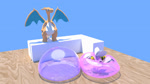 anthro body_flop bouncing bubble clothing dress duo enjoyment female floor flop jumping lying male squish stretching wings wobbling skeletorskeletonized c4d nintendo pokemon beedrill charizard generation_1_pokemon pokemon_(species) 16:9 3d_(artwork) 3d_animation animated cinema_4d_(artwork) digital_media_(artwork) no_sound short_playtime webm widescreen