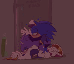 anthro anthro_on_anthro anthro_penetrated anthro_penetrating anthro_penetrating_anthro bedroom_sex blue_body blush blush_lines bodily_fluids breasts butt clothed clothing cum cum_drip cum_in_vagina cum_inside cum_overflow doggystyle door dripping duo eye_roll female female_penetrated footwear from_behind_position genital_fluids genitals half-closed_eyes hand_fan happy hat headgear headwear heart_symbol holding_partner interspecies key knot leaking_cum lock looking_pleasured love male male/female male_penetrating male_penetrating_female narrowed_eyes on_model orgasm orgasm_face padlock partially_clothed penetration penis purple_body romantic romantic_couple seductive sex shoes skinny small_breasts smile spread_legs spreading tail tail_coil tail_motion tailwag thin_calves thin_legs thin_thighs torogao trash_can 2toastyyy sega sonic_the_hedgehog_(series) the_murder_of_sonic_the_hedgehog blaze_the_cat sonic_the_hedgehog domestic_cat eulipotyphlan felid feline felis hedgehog mammal 2023 hi_res