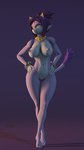 anthro bindi breasts clothing collar curvy_anthro curvy_female curvy_figure female forehead_gem frown fur gem genitals gloves gold_(metal) gold_jewelry hair hands_on_hips handwear jewelry narrowed_eyes nipples nude nude_anthro nude_female pose purple_background purple_body purple_fur purple_hair pussy simple_background solo white_body white_fur wide_hips yellow_eyes thevestige sega sonic_the_hedgehog_(series) warfare_machine blaze_the_cat warfare_blaze felid feline mammal 3d_(artwork) 9:16 digital_media_(artwork) hi_res pinup source_filmmaker_(artwork)