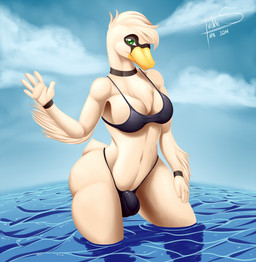 2014 5_fingers anthro avian balls beak big_butt bird breasts bulge butt clothing cloud dickgirl freckles_(artist) green_eyes intersex looking_at_viewer outside penis sky solo swan swimsuit thick_thighs voluptuous water white_feathers wide_hips
Rating: Questionable
Score: 37
User: Finchmaster
Date: April 30, 2014 2014 5_fingers anthro avian balls beak big_butt bird breasts bulge butt clothing cloud dickgirl freckles_(artist) green_eyes intersex looking_at_viewer outside penis sky solo swan swimsuit thick_thighs voluptuous water white_feathers wide_hips
Rating: Questionable
Score: 37
User: Finchmaster
Date: April 30, 2014