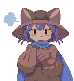 ambiguous_gender ambiguous_humanoid animal_ears blue_hair blue_whiskers blush blush_stickers crossed_arms front_view furgonomic_hat furgonomic_headwear furgonomics hair looking_at_viewer scarf short_hair simple_background smile smiling_at_viewer smug solo tan_body tan_skin whiskers white_background yellow_eyes magg_(pixiv) oneshot niko_(oneshot) animal_humanoid felid felid_humanoid feline feline_humanoid humanoid mammal mammal_humanoid 2025 digital_drawing_(artwork) digital_media_(artwork) half-length_portrait hi_res portrait