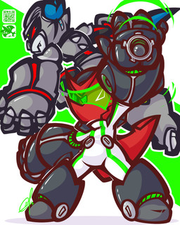 3_fingers boots clothing duo fingers footwear gloves handwear machine qr_code shoes sonic_wave technology lilchu bandai_namco digimon digimon_(species) robot shoutmon veemon 4:5 hi_res