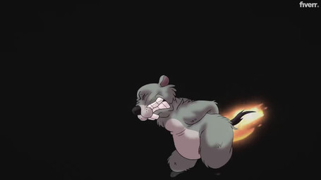anthro buckteeth burning butt butt_on_fire fire fur grey_body grey_fur hand_on_butt male pain semi-anthro solo tail_on_fire teeth bumato0128 disney fiverr winnie_the_pooh_(franchise) gopher_(winnie_the_pooh) gopher mammal rodent 16:9 2d_animation animated short_playtime sound video watermark widescreen