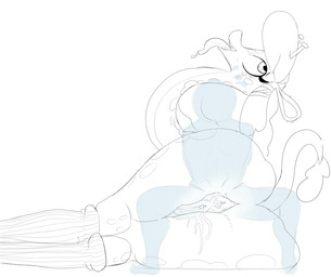 ahegao anal anal_penetration bestiality big_butt bodily_fluids butt clothing duo female female_focus female_on_human female_penetrated feral feral_penetrated genital_fluids hair huge_butt human_on_feral human_penetrating human_penetrating_feral interspecies larger_female larger_feral larger_penetrated larger_sub leg_warmers legwear long_tongue looking_pleasured male male/female male_on_feral male_penetrating male_penetrating_female open_mouth penetration penile penile_penetration quadruped sex silhouette size_difference smaller_human smaller_male solo_focus submissive tail tail_anus tongue vaginal_fluids unknown_artist annabelle_(madmax) anon giraffe giraffid human mammal monochrome