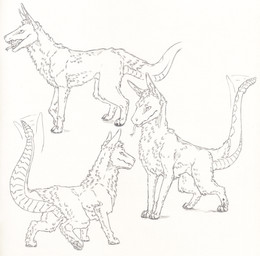 animal_genitalia anus fangs feral fluffy forked_tongue fur fur_and_scales genitals male presenting rattle_(anatomy) scales sheath solo teeth tongue tongue_out ventral_scales skyfifer fallout microsoft canid canine canis coyote hybrid mammal monster night_stalker_(fallout) pit_viper reptile scalie snake viper hi_res traditional_media_(artwork)