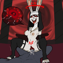 Rating: e
ID: 5690545
Date: 2025-07-06 17:22:12 -0400
Status: active
Score: 39
1:1 4_toes absurd_res anthro barefoot bodily_fluids breasts celeste_the_nun_rabbit_(character) clothed clothing cum cum_in_vagina cum_inside demon ethereal_horn faceless_character faceless_male fan_character feet female genital_fluids hexecat hi_res impregnation lagomorph legwear leporid male mammal nipples nun_rabbit_(character) ovum pubes rabbit skimpy solo sperm_cell tattoo thigh_highs toes tongue tongue_out topless womb_tattoo post #5690545
